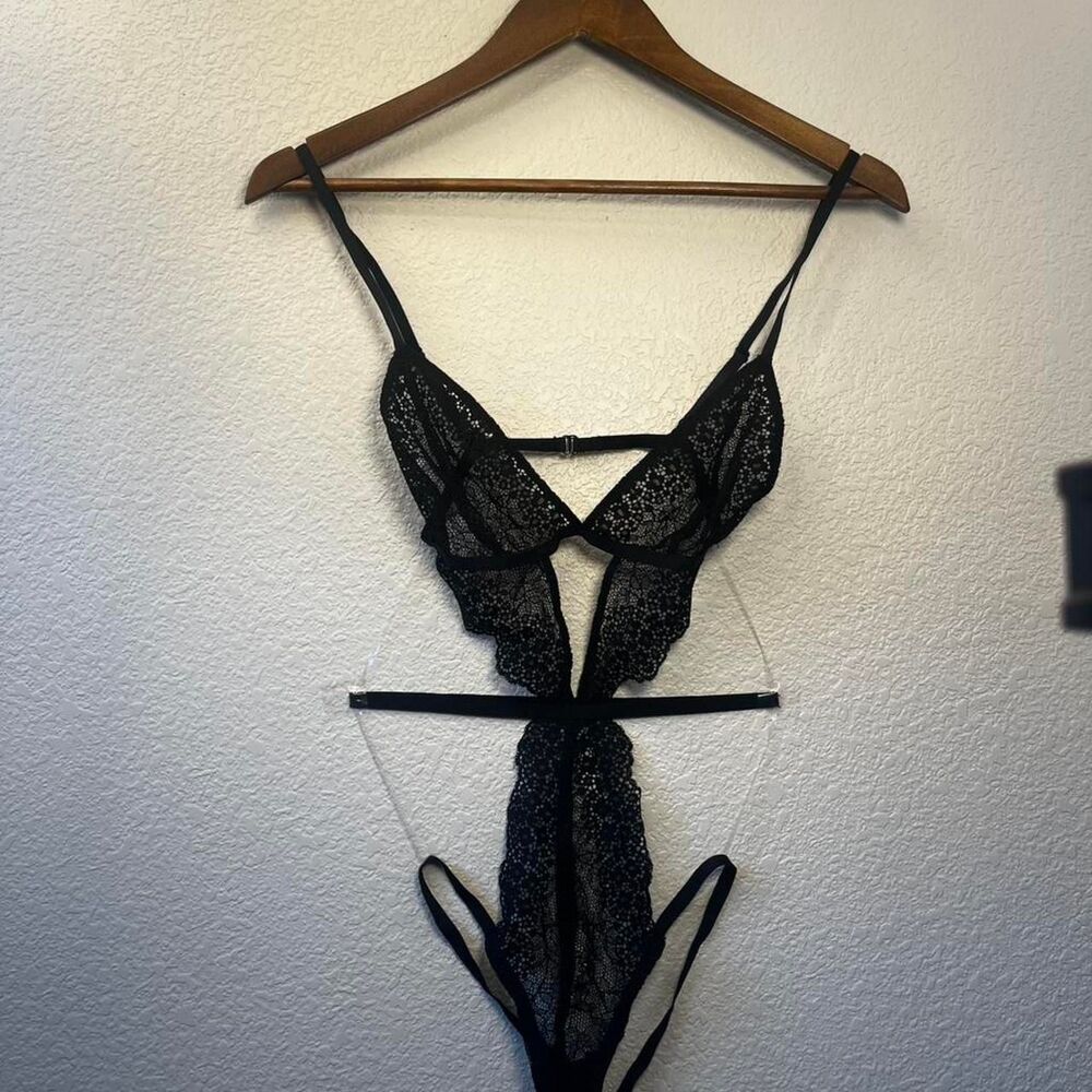 Victoria-s-secret Women's Black Bodysuit